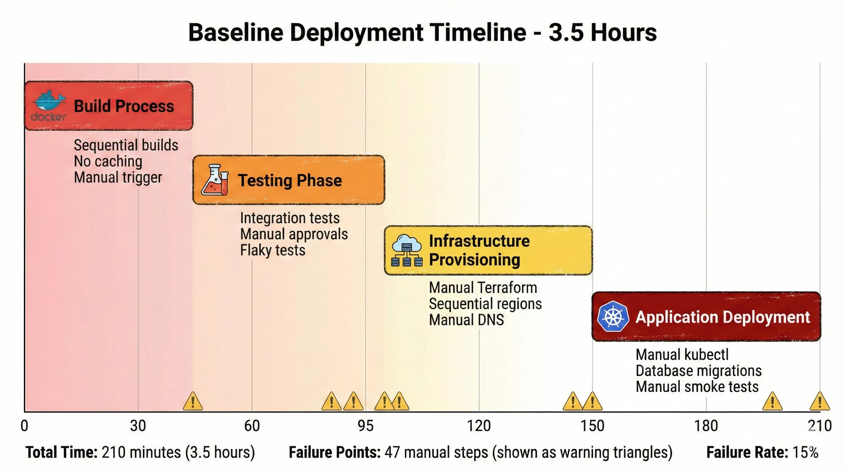 Baseline Deployment Timeline - 3.5 Hours